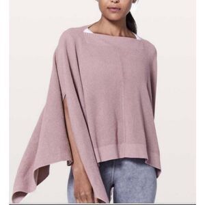 Lululemon Forward Flow Cape in Vintage Mauve One Size